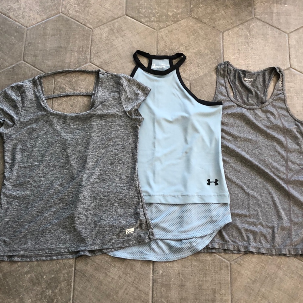 Lot of 3 workout tops